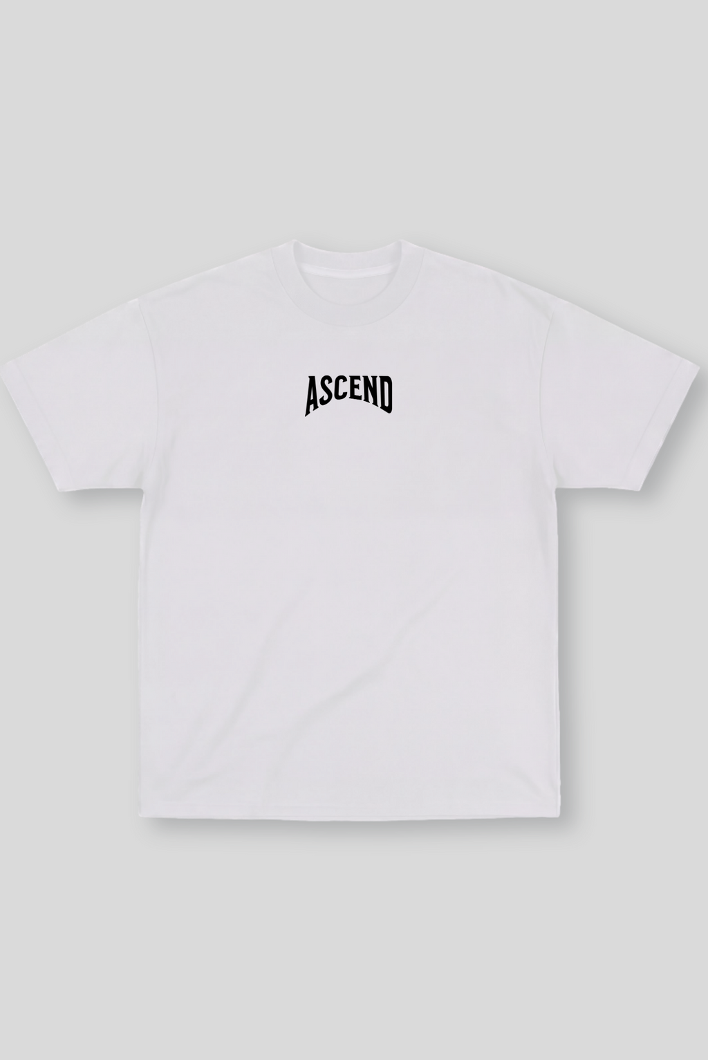 Camiseta Oversized Branca Ascend Leg Day