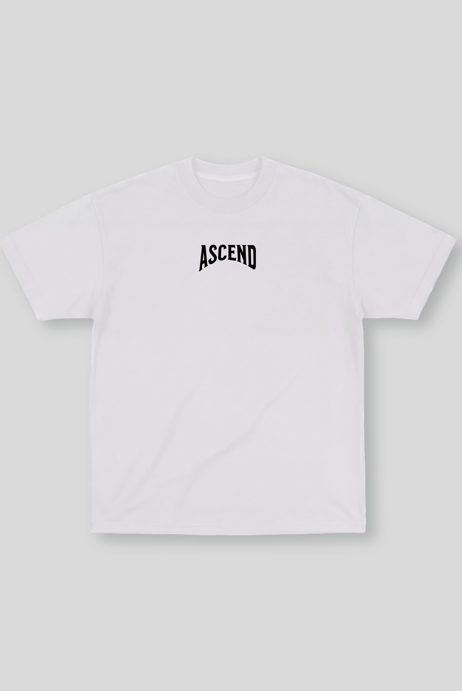 Camiseta Oversized Branca Ascend Leg Day