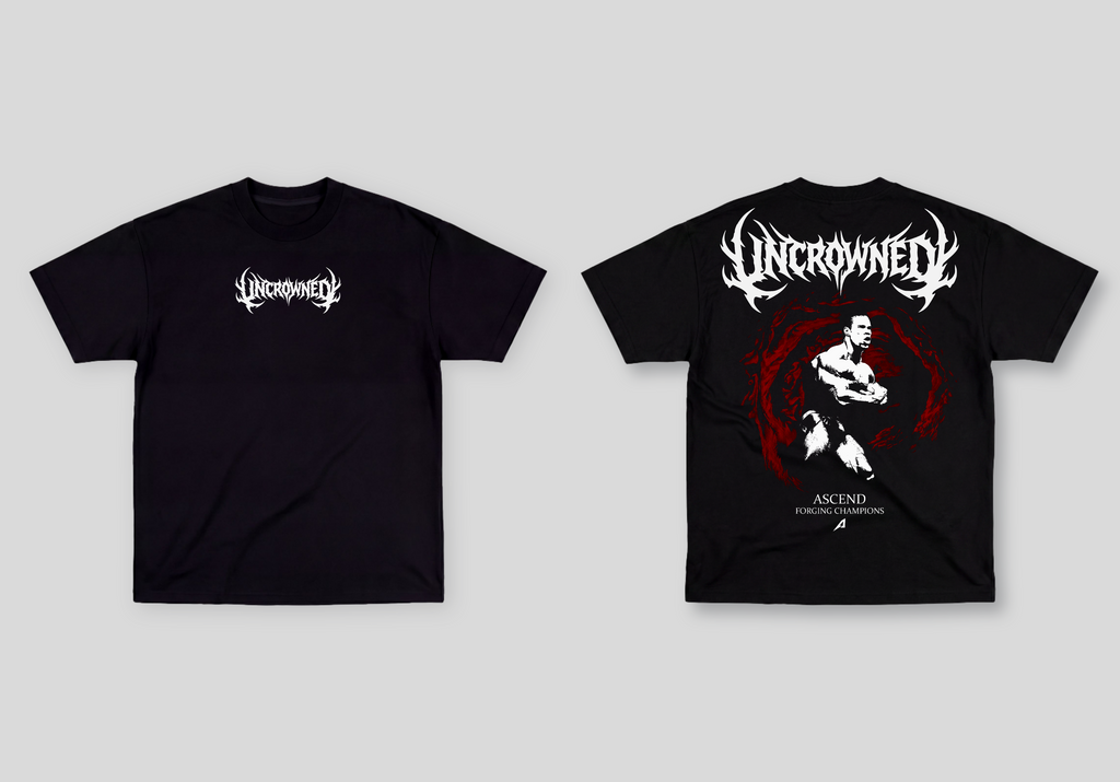 Camiseta Oversized Preta Ascend Uncrowned