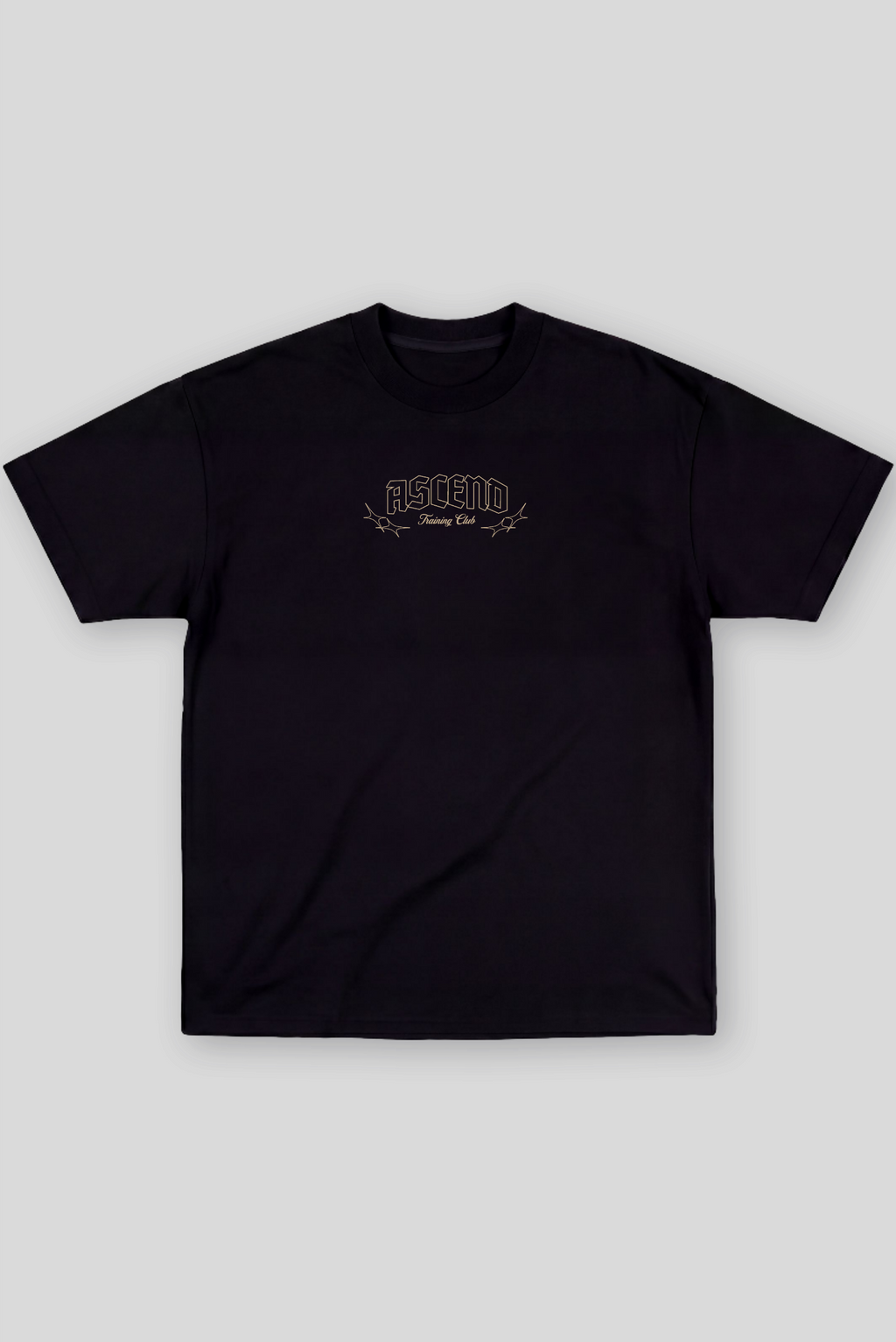 Camiseta Oversized Preta Ascend Angel