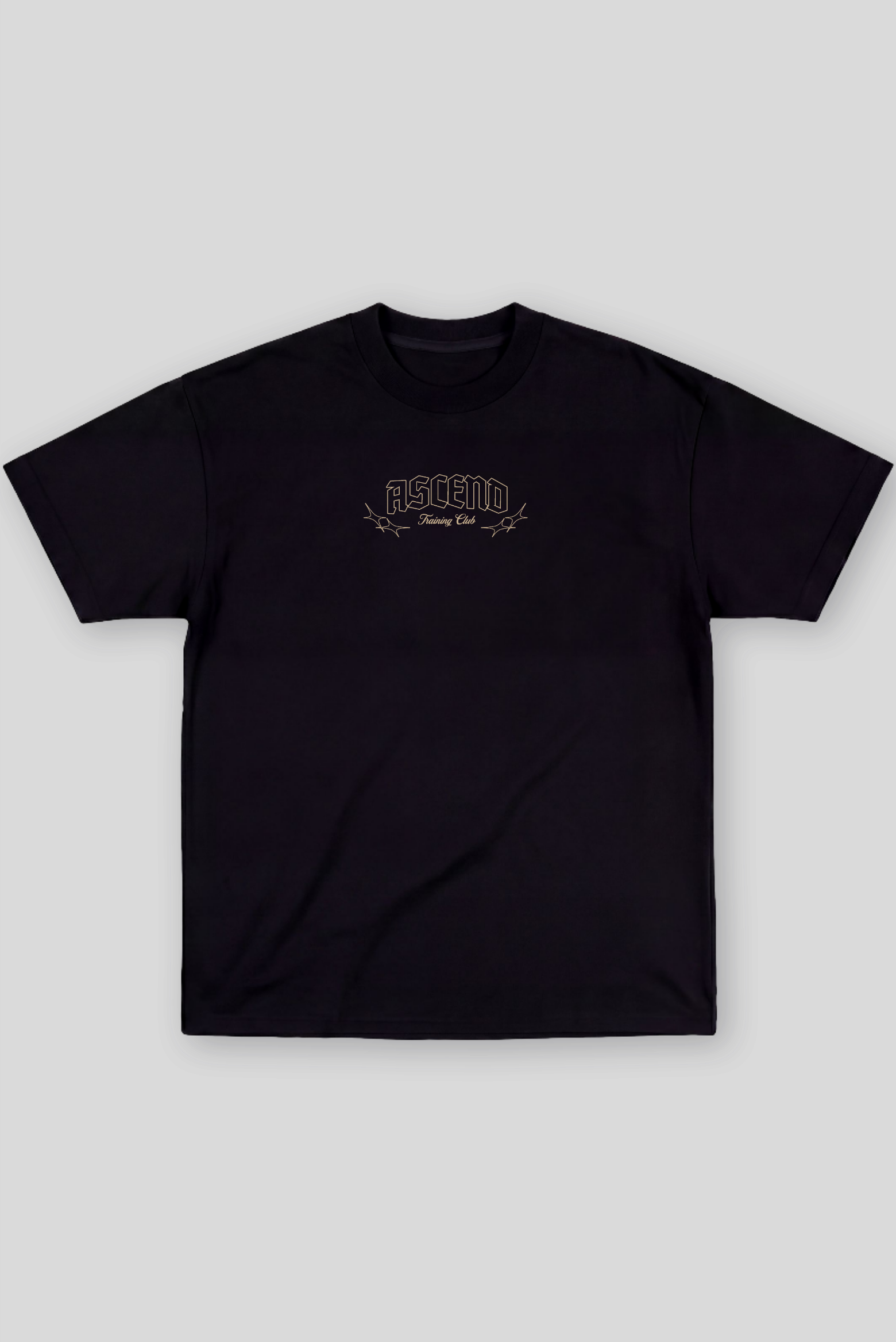 Camiseta Oversized Preta Ascend Angel